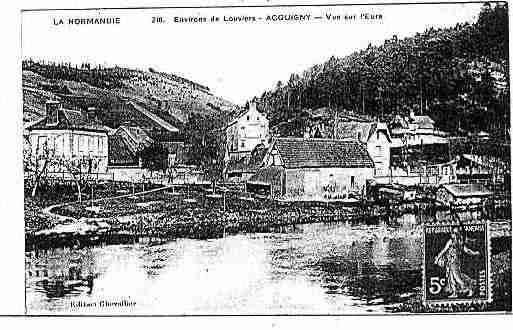 Ville de ACQUIGNY Carte postale ancienne