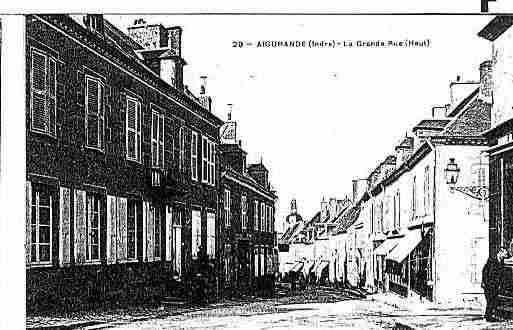 Ville de AIGURANDE Carte postale ancienne