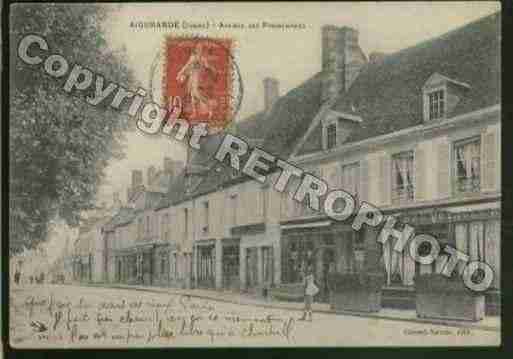 Ville de AIGURANDE Carte postale ancienne