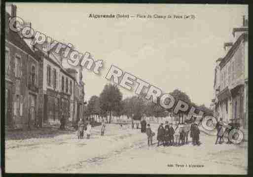 Ville de AIGURANDE Carte postale ancienne