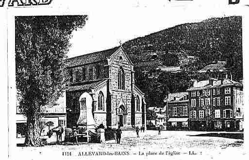 Ville de ALLEVARD Carte postale ancienne