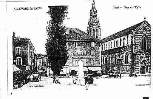 Ville de ALLEVARD Carte postale ancienne