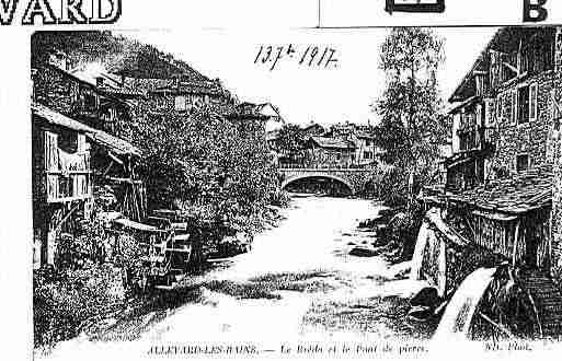 Ville de ALLEVARD Carte postale ancienne