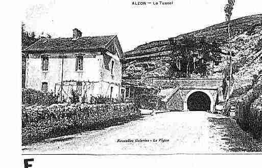 Ville de ALZON Carte postale ancienne
