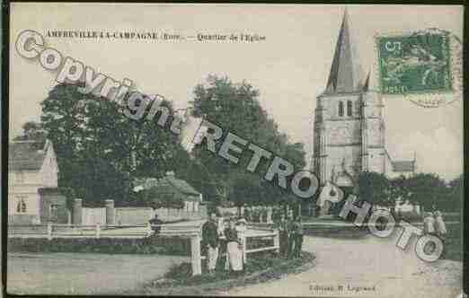 Ville de AMFREVILLELACAMPAGNE Carte postale ancienne