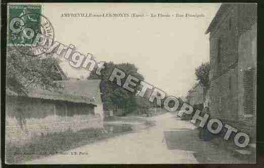 Ville de AMFREVILLESOUSLESMONTS Carte postale ancienne