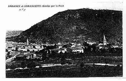 Ville de ANDANCETTE Carte postale ancienne