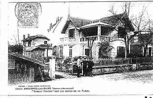 Ville de ANDERNOSLESBAINS Carte postale ancienne