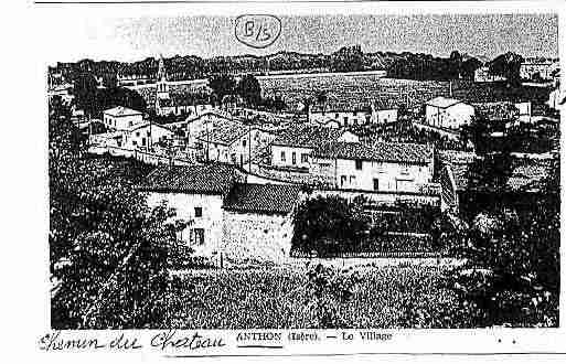 Ville de ANTHON Carte postale ancienne