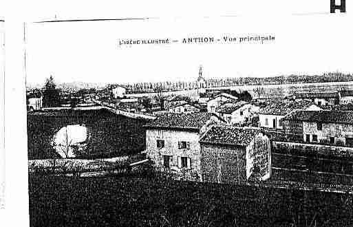 Ville de ANTHON Carte postale ancienne