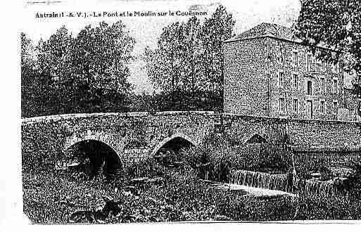 Ville de ANTRAIN Carte postale ancienne