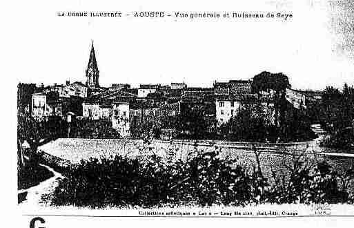 Ville de AOUSTESURSYE Carte postale ancienne