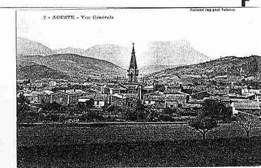 Ville de AOUSTESURSYE Carte postale ancienne