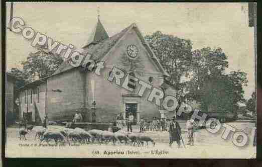 Ville de APPRIEU Carte postale ancienne