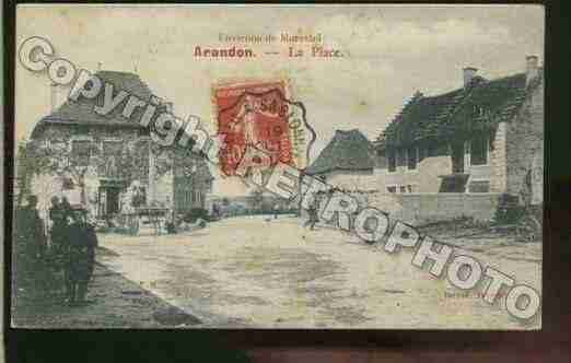 Ville de ARANDON Carte postale ancienne