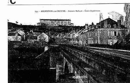 Ville de ARGENTONSURCREUSE Carte postale ancienne