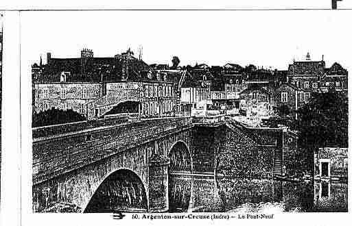 Ville de ARGENTONSURCREUSE Carte postale ancienne