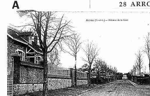 Ville de ARROU Carte postale ancienne