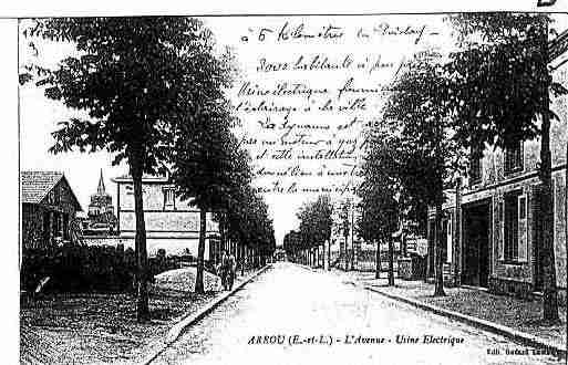 Ville de ARROU Carte postale ancienne