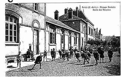 Ville de ARROU Carte postale ancienne