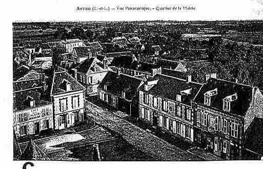 Ville de ARROU Carte postale ancienne