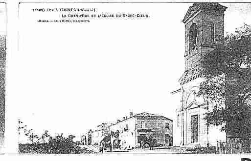 Ville de ARTIGUESDELUSSAC(LES) Carte postale ancienne