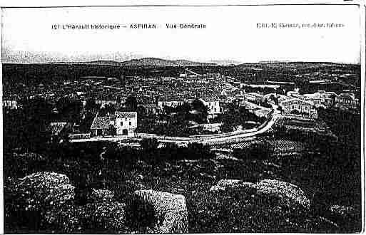 Ville de ASPIRAN Carte postale ancienne