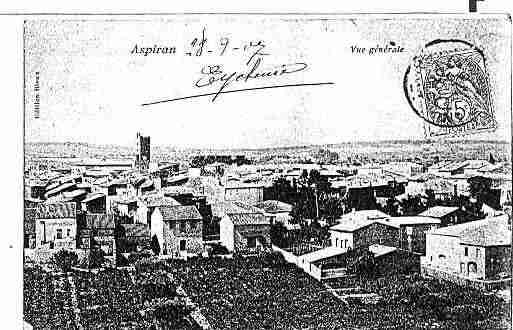 Ville de ASPIRAN Carte postale ancienne