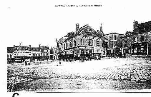 Ville de AUNEAU Carte postale ancienne