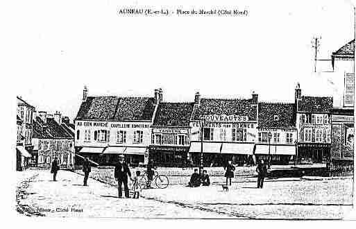 Ville de AUNEAU Carte postale ancienne