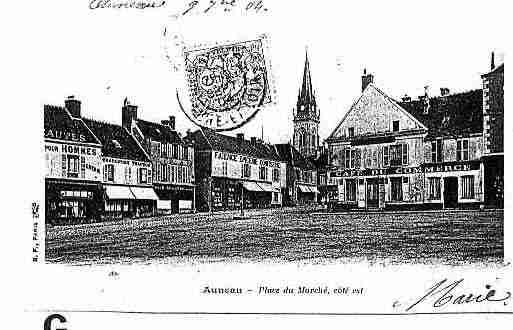 Ville de AUNEAU Carte postale ancienne