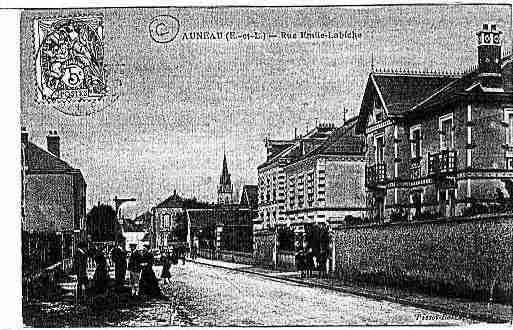 Ville de AUNEAU Carte postale ancienne