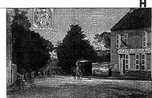 Ville de AUNEAU Carte postale ancienne