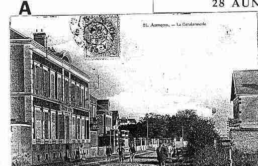 Ville de AUNEAU Carte postale ancienne