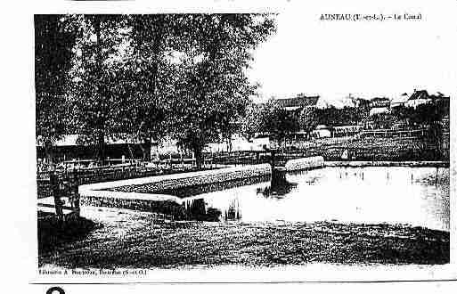 Ville de AUNEAU Carte postale ancienne