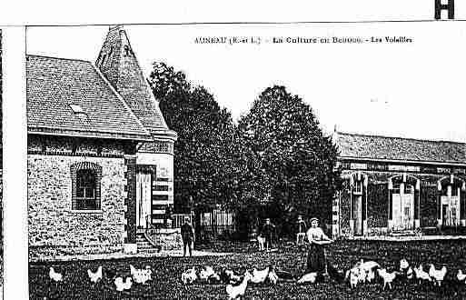 Ville de AUNEAU Carte postale ancienne