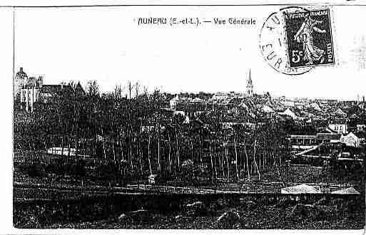 Ville de AUNEAU Carte postale ancienne