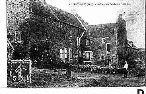 Ville de AUTHEVERNES Carte postale ancienne