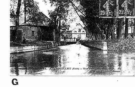 Ville de AUTHOUILLET Carte postale ancienne