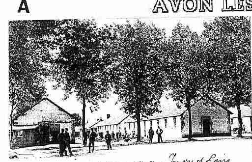Ville de AVONLESROCHES Carte postale ancienne