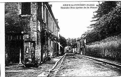 Ville de AZAYLEFERRON Carte postale ancienne