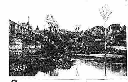 Ville de AZAYSURINDRE Carte postale ancienne