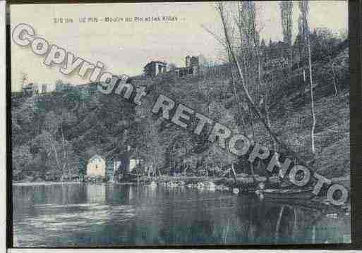 Ville de BADECONLEPIN Carte postale ancienne