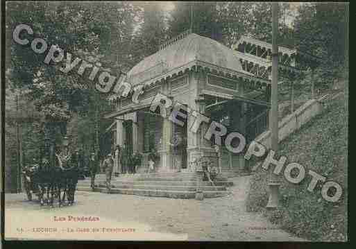 Ville de BAGNERESDELUCHON Carte postale ancienne