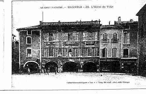 Ville de BAGNOLSSURCEZE Carte postale ancienne Ville de BAGNOLSSURCEZE Carte postale ancienne