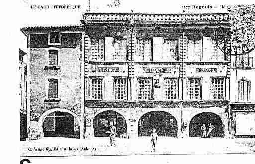 Ville de BAGNOLSSURCEZE Carte postale ancienne Ville de BAGNOLSSURCEZE Carte postale ancienne