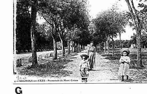 Ville de BAGNOLSSURCEZE Carte postale ancienne Ville de BAGNOLSSURCEZE Carte postale ancienne