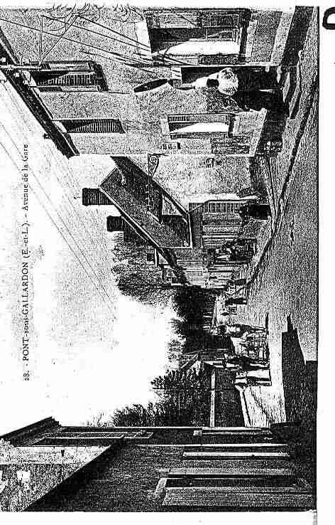 Ville de BAILLEAUARMENONVILLE Carte postale ancienne