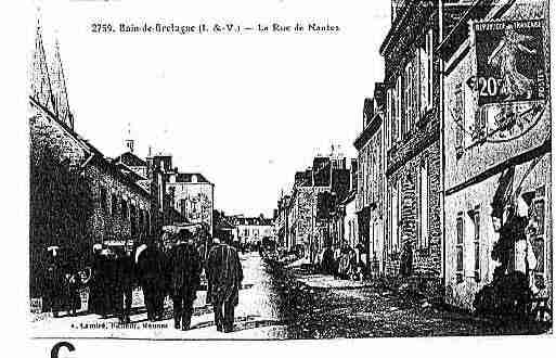 Ville de BAINDEBRETAGNE Carte postale ancienne