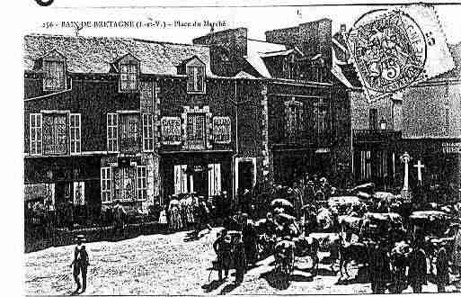 Ville de BAINDEBRETAGNE Carte postale ancienne